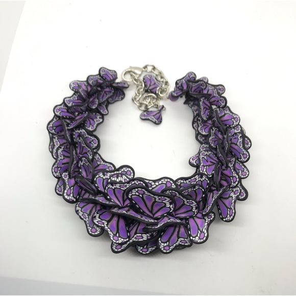 Gloria Danvers Art to Wear signature piece a “Flutter of Butterflies”